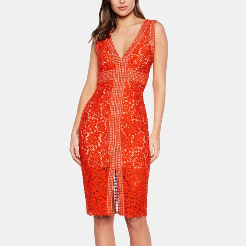 Bardot Lace Dress